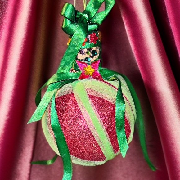 Merry & Lime Retro Jewel Adorned Christmas Tree Ornament - Picture 12 of 15